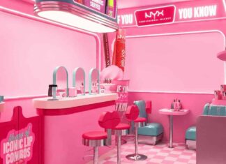 NYX trasforma San Babila in un American Diner rosa