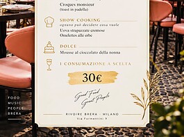Brunch Brera Milano da Rivoire domenica 20 settembre 2026