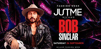 Bob Sinclar al JustMe Milano per la Fashion Week 2026