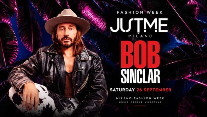 bob sinclar milano justme Bob Sinclar al JustMe Milano per la Fashion Week 2026