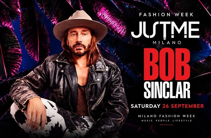 Bob Sinclar al JustMe Milano per la Fashion Week 2026