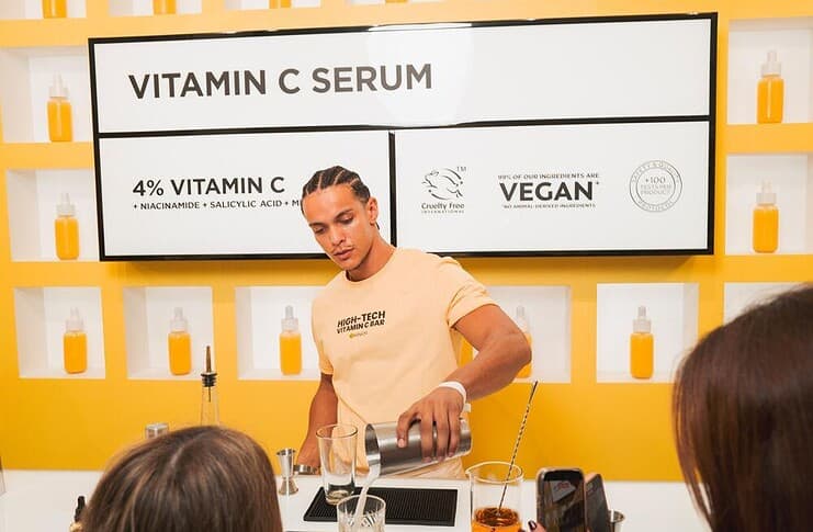 Garnier e Vitamin C Bar: skincare, skin analysis e sorbetto gratis