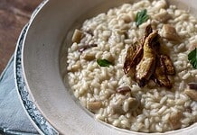 risotto ai funghi porcini.