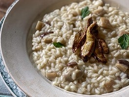 risotto ai funghi porcini.