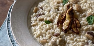 risotto ai funghi porcini.
