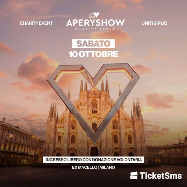 Aperyshow Milano 2026 Ex Macello Aperyshow Milano 2026 all'Ex Macello - Charity Event 10 ottobre
